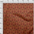 thumbnail image 2 of oneOone Georgette Viscose Fabric Argyle Style Ikat Decor Fabric Printed BTY 42 Inch Wide, 2 of 4