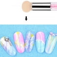 thumbnail image 3 of Sponge Silicone Nail Art Stylo à Double Tête Manucure Brosses Mini Stylo Manucure d'Impression, 3 of 8