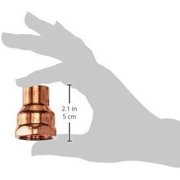 AquaPlumb Copper Adapter Plumber Fitting - 3/4 x 1 Inch - Pack Of 1