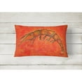 thumbnail image 2 of Carolines Treasures RDR2012PW1216 Shrimp Canvas Fabric Decorative Pillow, 12H x16W, multicolor, 2 of 3