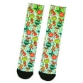 thumbnail image 5 of Dr Seuss The Grinch Naughty Or Nice Adult Holiday Ombré Sublimation Crew Socks, 5 of 6