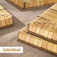 thumbnail image 3 of Marco de fotos HUAXIN CRAFT H de ratán, 5 x 7 pulgadas, madera natural, 3 of 7