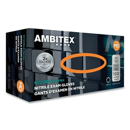 AMBITEX XP NITRILE EXAM GLV PF XXL