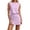 Light Purple, variant on Jane Wardrobe Women’s Casual Sleeveless 2-Piece Skirt Set, Loose Tank Top and Drawstring Waist Mini Skirt for Summer, Solid Color, S,M,L,XL,XXL