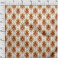 thumbnail image 3 of oneOone Polyester Spandex Gamboge Yellow Fabric Asian Ikat Diy Clothing Quilting Fabric Print Fabric By Yard 56 Inch Wide, 3 of 4
