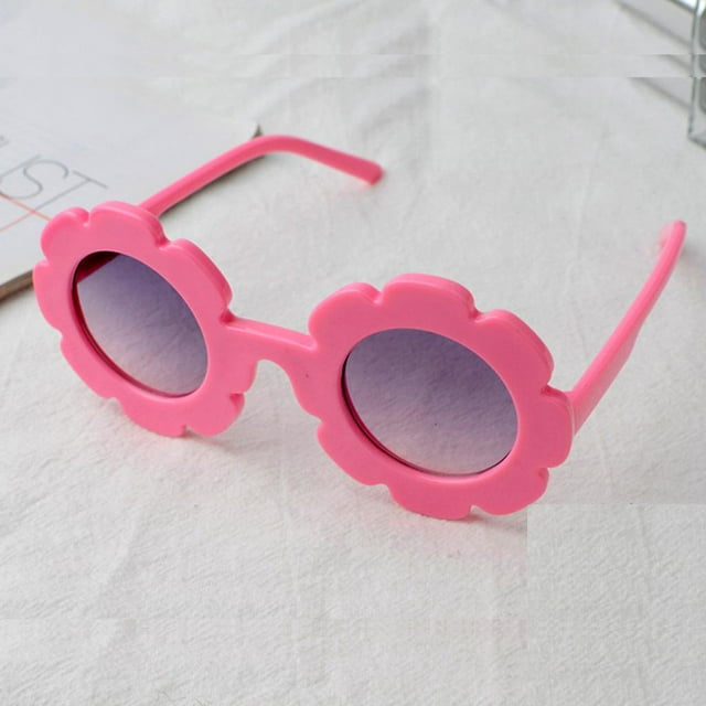 Lindo baby Girl Girl Plástico Suave UVAccesorio de Fiestas Decorativos - , se describe Rosado Macarena Gafas de sol para niños niños