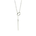 thumbnail image 1 of S925 Collar de Plata de la Mujer Larga Cadena Collarbone, 1 of 7
