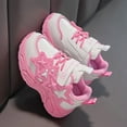 thumbnail image 2 of Xudanell Kids Basketball Shoes Seasonal Casual Shoes Star Lace up Thick Soled Sports Shoes Baby Boy Shoes Pink, 2 of 8