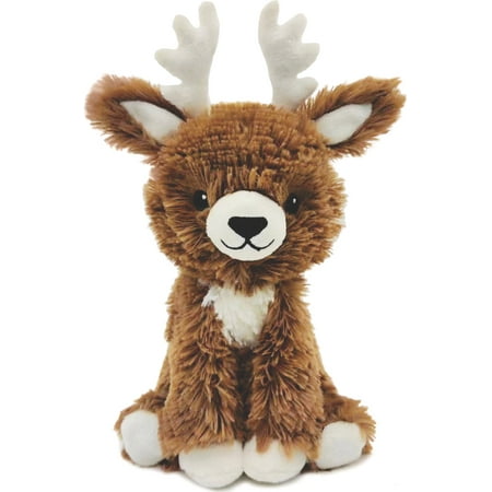 REINDEER JUNIOR Warmies Cozy Plush Heatable Lavender Scented Stuffed Animal