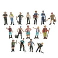 thumbnail image 2 of Farm Character Model Set, 16pcs Colorful DIY Role Playing Vivid Exquisite Farmer Miniature Toy For Photography Props, 2 of 8