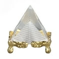 thumbnail image 3 of Pyramide de Méditation Prisme, Apporter l'Énergie Positive Pyramide Symbole Transparent de Prospérité pour le Bureau, 3 of 8