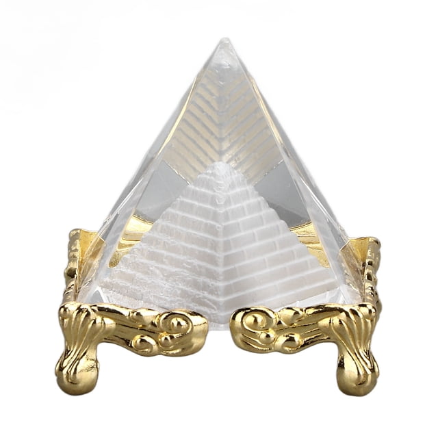 Figura de pirámide de Cristal BuyWeek prisma piramidal de 4 cm
