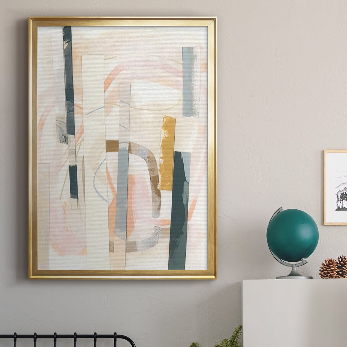 Melon Litmus III Premium Framed Print, in Gold, Black, or Silver - Ready to Hang