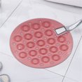 thumbnail image 6 of Summer Savings! InsCrazy Bathroom Rugs Absorbent Circular Bathroom Against Slip Mat-household Foot Mat- Floor Mat- Against Slip Mat-shower Room Against Fall Mat 12" x 12", 6 of 6