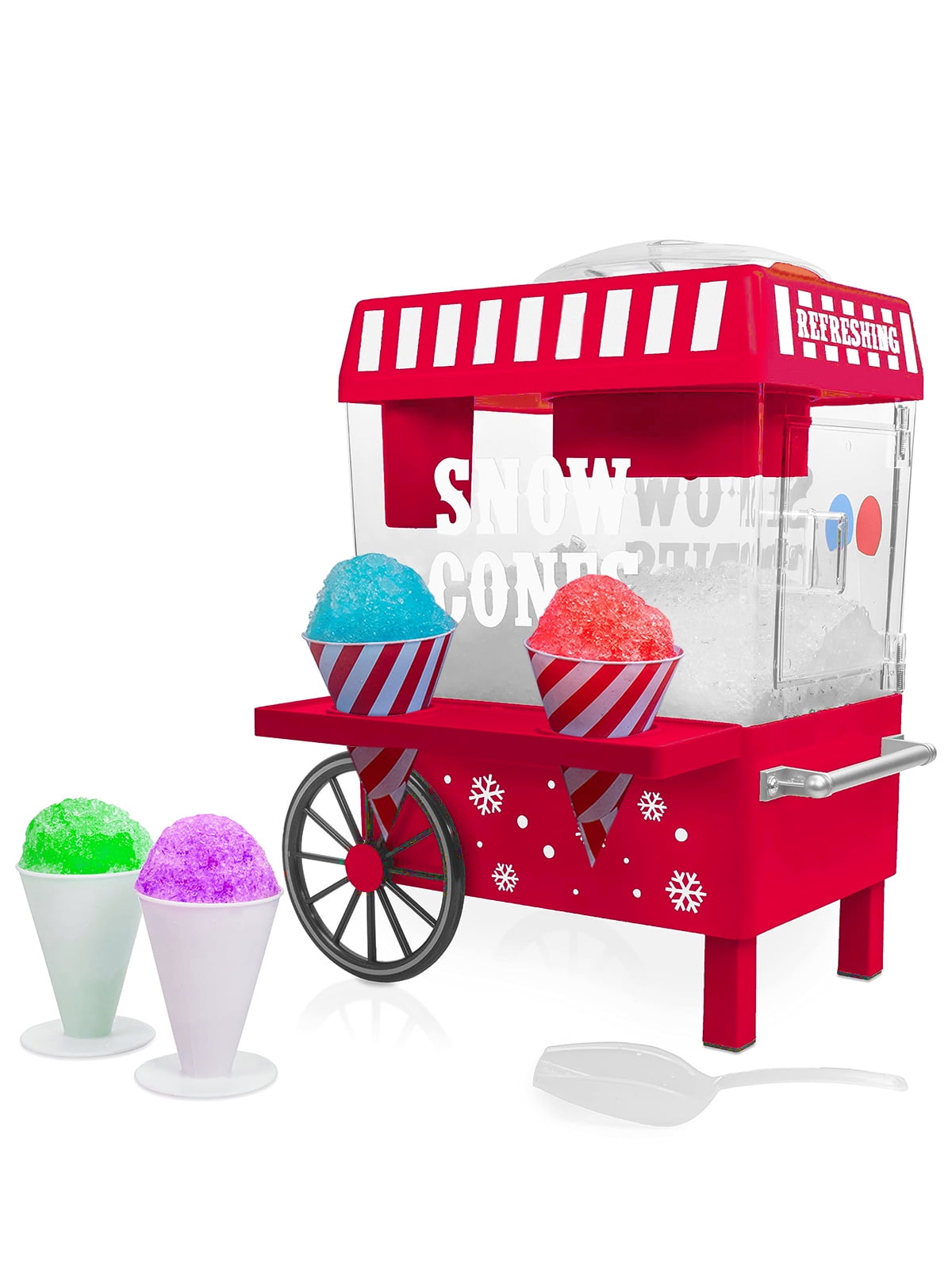 Shaved Ice Machine Countertop Crushed Ice Maker Makes 20 Snow Cone