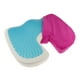 thumbnail image 3 of Cóxico Asiento Cojín Gel Fresco Almohada Almohadilla Silla De Oficina Ciática Volver Del Para Rosa roja, 3 of 9