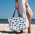 thumbnail image 4 of Beach Bag For Women, Cute Cartoon Dinosaurs Beach Tote Bag Waterproof , Swim Pool Bag Large Tote For Travel, 4 of 6
