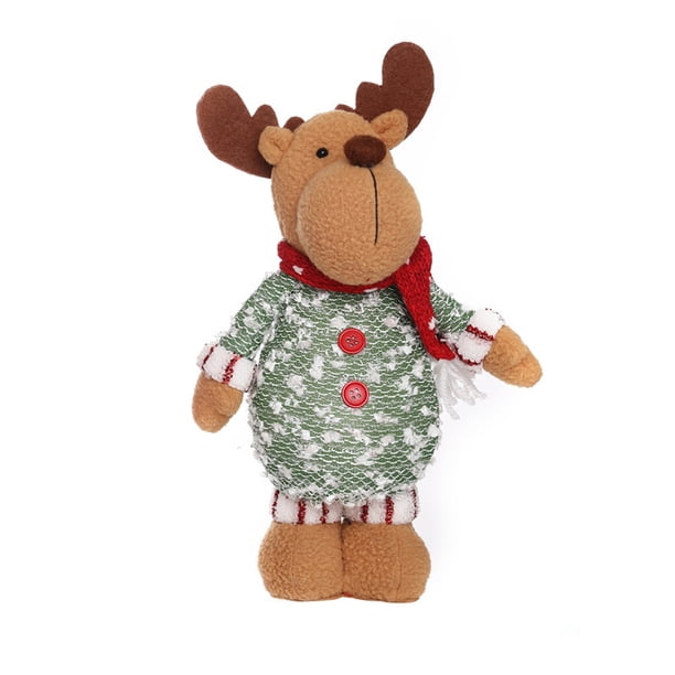 Matsuzay Muñeco Gnomo Colgante de Navidad Tamaño compacto Decoración de Navidad Patrones múltiples Accesorios para festivales Suministros de Kits de decoración para fiestas Patrón de ciervo