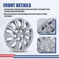 thumbnail image 7 of Wheel Rims Covers 16 inch 4 Pieces ,for 2012-2014 TOYOTA CAMRY / 2012-2014 TOYOTA CAMRY HYBRID Compatible with Steel Wheels and Snap on Installation Hubcaps PP Material (Lacquer), 7 of 7