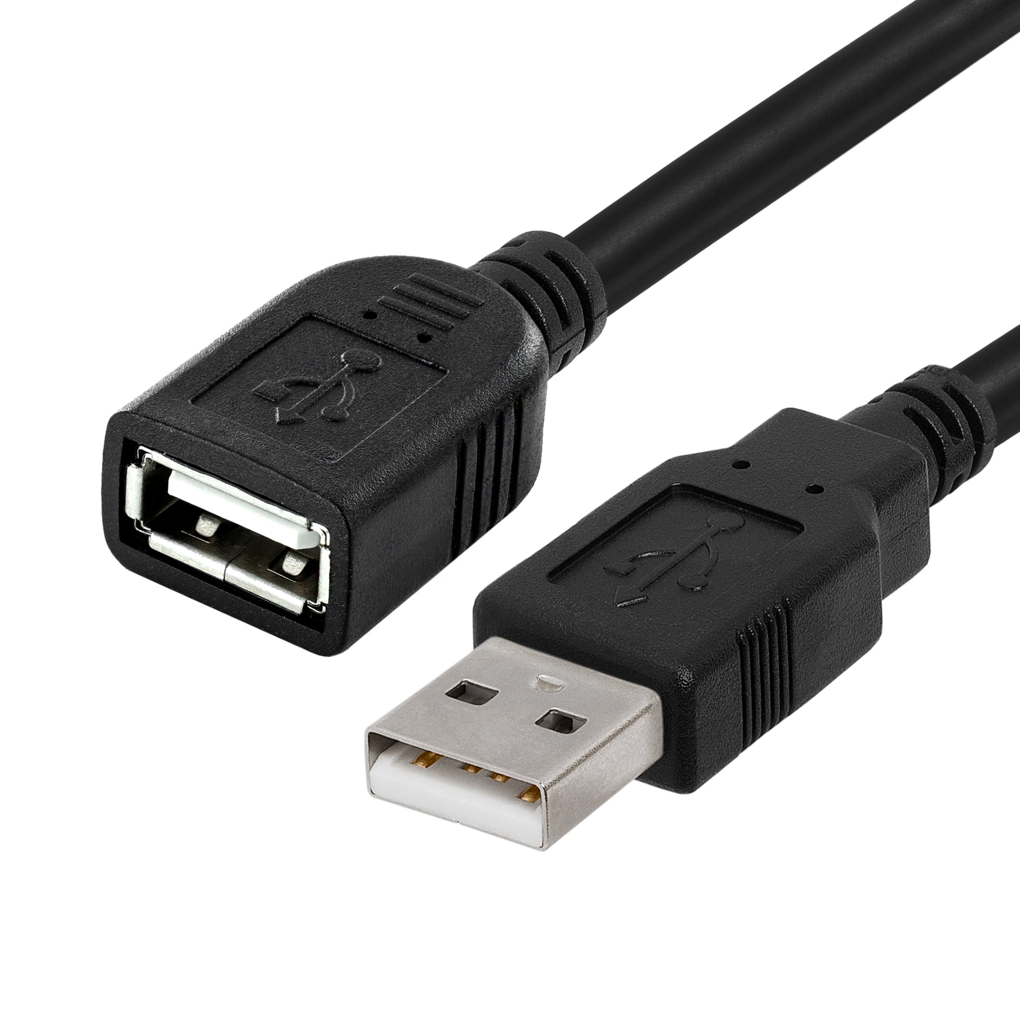 - Speed USB 2.0 Extension Cable - Flexible USB Extender - A Male to A Female Adapter - 10FT Black - Walmart.com