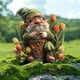 thumbnail image 5 of Tulipanes y gnomos decorativos de acrílico para jardín | Adorno duradero para patio, interior y exterior, resistente al desgaste | Tulipán y enano resistente a la intemperie para el hogar y el jardín, 5 of 6