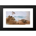 thumbnail image 2 of Giovanni Battista Tiepolo 14x10 Black Modern Framed Museum Art Print Titled - Study for a Ceiling with the Personification of Counsel (C. 1762), 2 of 5