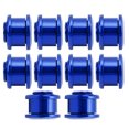 thumbnail image 2 of Tornillos para platos de aluminio azul de 4,9 mm para bicicletas de montaña: juego de 10 piezas, tornillos para platos de una sola velocidad, 2 of 8