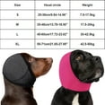 thumbnail image 3 of Dog Ear Muffs & No Shake Ear Wrap for Hematoma,Bathing,Drying,Swim& Noise Anxiety Relief - Elastic Waterproof Ear Protector with Calming Hoodie Design for Grooming/Head Ear Cover (Thicken) Dark Gray, 3 of 6