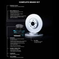 thumbnail image 5 of R1 Concepts Front Rear Brakes and Rotors Kit |Front Rear Brake Pads| Brake Rotors and Pads| Ceramic Brake Pads and Rotors |Hardware Kit WDWH2-48017, 5 of 5