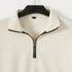 thumbnail image 4 of Blusa y camisa de manga larga con cuello alto para hombre, color liso, Return To The Ancients, bolsillos, cremallera, cuello alto, sudadera con capucha para hombre, blusa de poliéster, 4 of 8