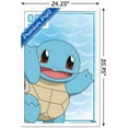 thumbnail image 3 of Pokémon - Squirtle 007 Wall Poster, 22.375" x 34", Framed, 3 of 3