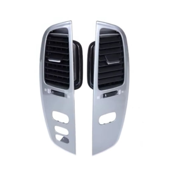 Car Interior Dashboard Air Vent For Toyota Land Cruiser 100 LC100 FJ100 1997-2007, Air Conditioning Outlet Assembly-silver2pc