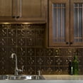 thumbnail image 6 of FASÄDE Fleur de Lis Decorative Vinyl Backsplash 15 sq ft Kit in Oil Rubbed Bronze, 6 of 6