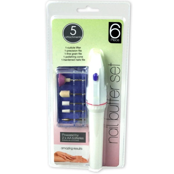 Battery Operated Nail Buffer Set (Pack Of 5)