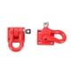 thumbnail image 5 of Metal Climbing Trailer Tow Hook Hooks Buckle Winch Shackles Accessory for 1/10 Scale RC Crawler Truck D90 SCX10 Climbing Car Red, 5 of 5