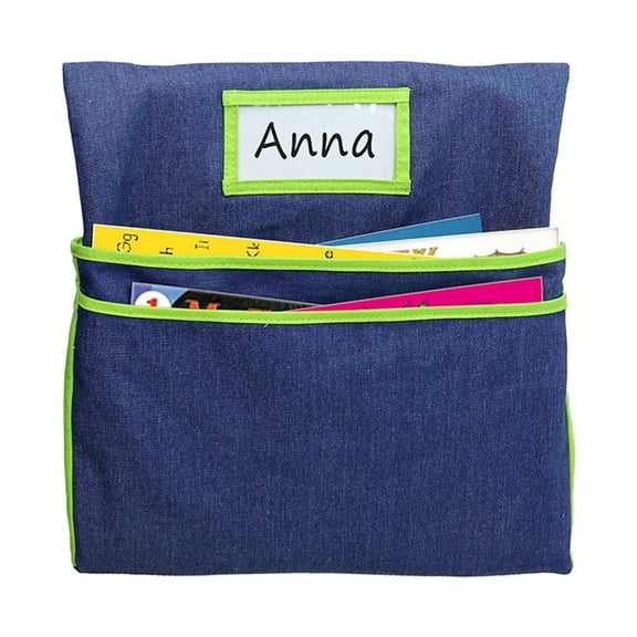 Chairback Organizer Buddy Pocket Chart Washable Heavy Duty Seat Storage Pocket