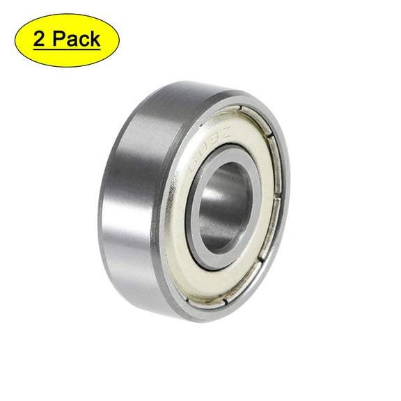 608ZZ Deep Groove Ball Bearings 8mmx22mmx7mm Double Shielded Chrome Steel P6 2pcs