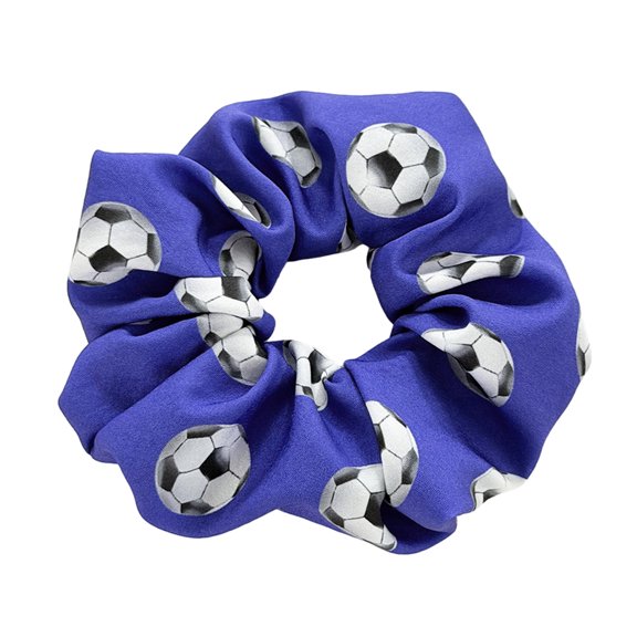 mdesiwst Hair Tie Soccer Themed Pattern Large Size Hair Rope High Elasticity Ponytail Holder Sports Hair Accessories