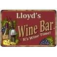 thumbnail image 1 of Lloyd's Red Wine Bar Sign 8 x 12 High Gloss Metal 208120054365, 1 of 1