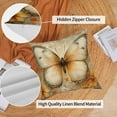 thumbnail image 2 of Dashan Butterfly Throw Pillow Covers 18x18 4 PCS Vintage Style Home Couch Cushion Pillowcases for Sofa Living Room, 2 of 6
