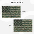 thumbnail image 4 of Placemats Set of 4 / 6, Jungle Green Camo USA Flag Placemats for Dining Table Indoor/Outdoors Heat Resistant Washable Placemats 18" x 12", 4 of 8