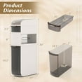 thumbnail image 3 of Costway 4-Tier Narrow Bathroom Storage Cabinet with Drawers Tissue Box Wheels for Kitchen, 3 of 10