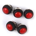 thumbnail image 1 of 5Pcs Interruptor Momentáneo Macarena Para Timbre Barco Coche Impermeable Rojo, 1 of 8