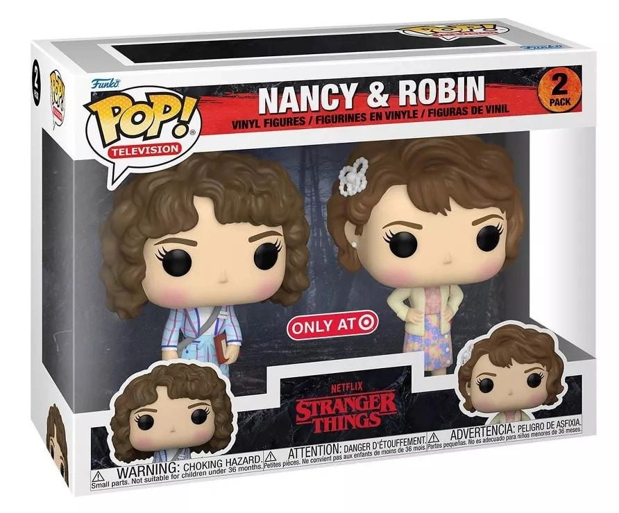 Funko POP Stranger Things Nancy and Robin 2-Pack Exclusive Vinyl Figure