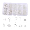 thumbnail image 3 of segolike Earring Making Supplies with Head Pins Jewelry Findings Ear Pins Open Jump Rings Argent, 3 of 8