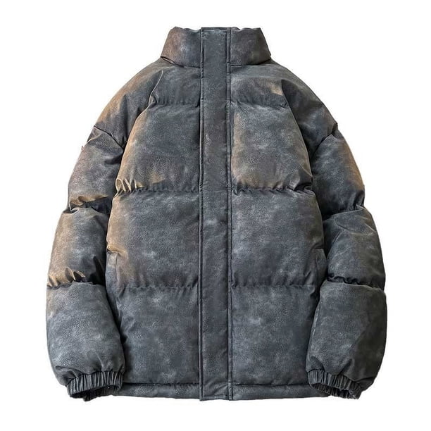 Puntoco Chaqueta De Algodón Con Capucha Y Cuello Alto Y Manga Larga Para Hombre