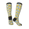 thumbnail image 5 of Lsque Colorful Rubber Duck 1 Printed Crew Socks Men's Women's LightWeight Thin Casual Calf Socks ,Knee High Socks,Cotton Socks, 5 of 9