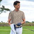 thumbnail image 6 of Balery Hand Drawn Snake Printed Men’s Short Sleeve Polo Shirt, Midweight Men's Shirt,Golf Polo shirts -Small, 6 of 9