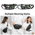 thumbnail image 2 of Unique Bargains 1 Pc Fanny Pack Thin Camo Waist Bag Gray, 2 of 6