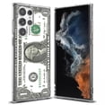 thumbnail image 1 of TalkingCase Slim Phone Case Compatible for Samsung Galaxy S22 Ultra 5G, One Dollar Bill Print, Thin Light, Flexible, Soft, USA, 1 of 6